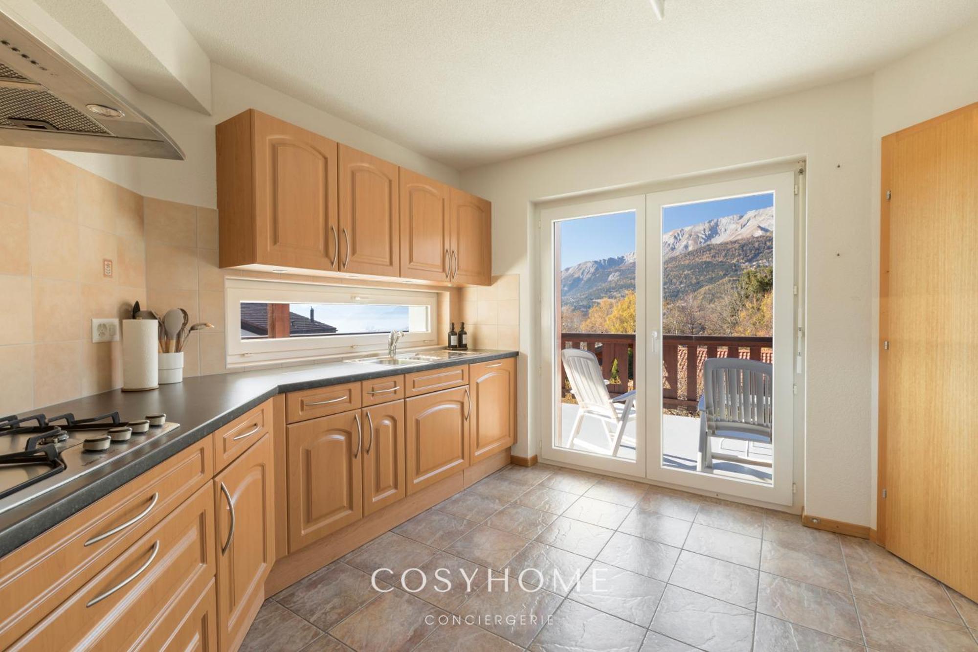Chalet Des Alpes - Sunset View - クラン エクステリア 写真