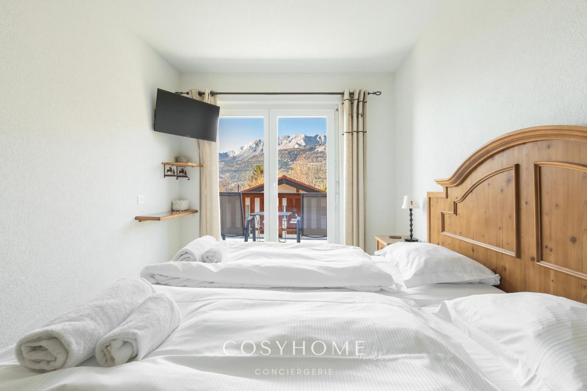 Chalet Des Alpes - Sunset View - クラン エクステリア 写真