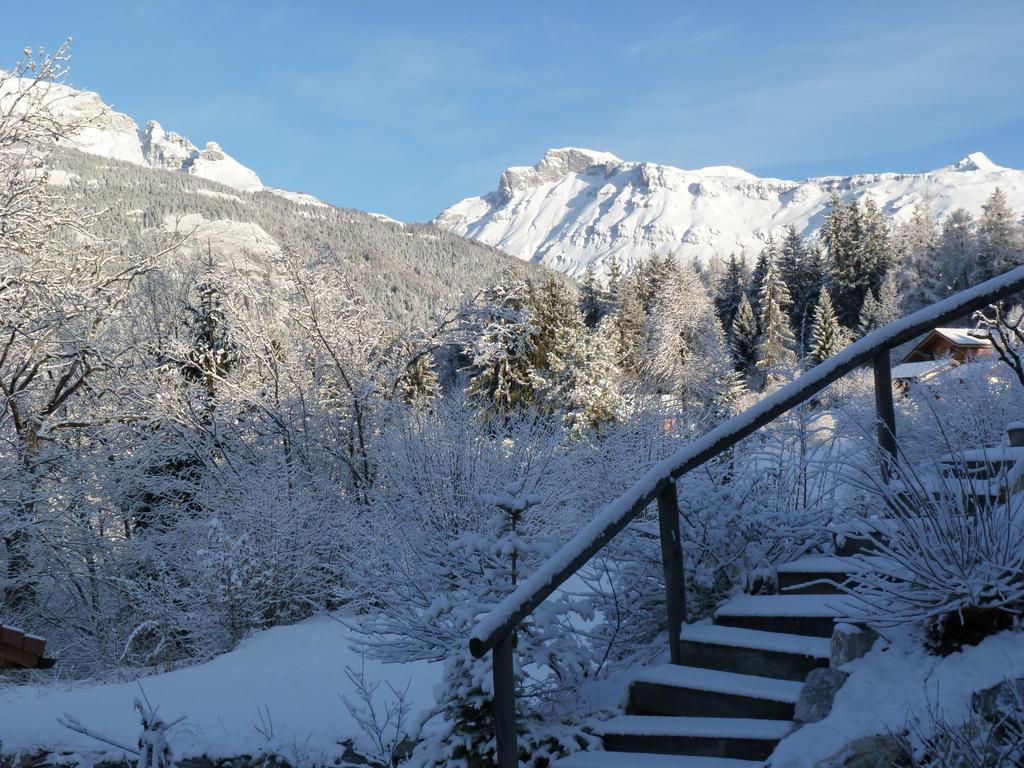 Chalet Des Alpes - Sunset View - クラン エクステリア 写真
